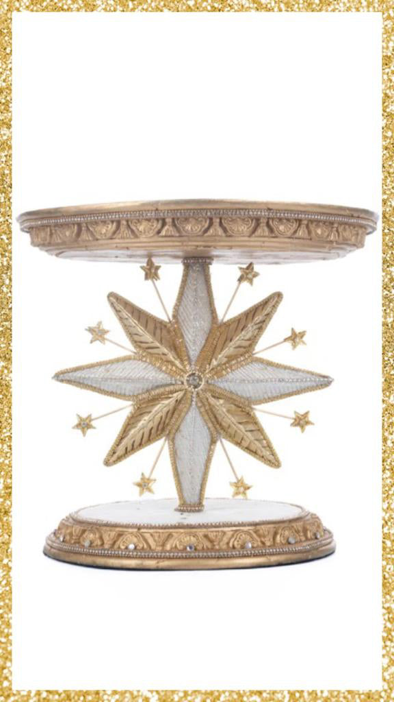 Katherine's Collection Bethlehem Star Cake Stand