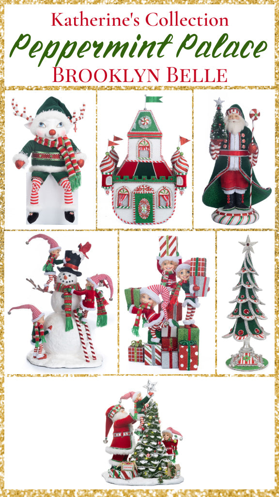 Katherine's Collection Peppermint Palace Christmas Stocking Holder