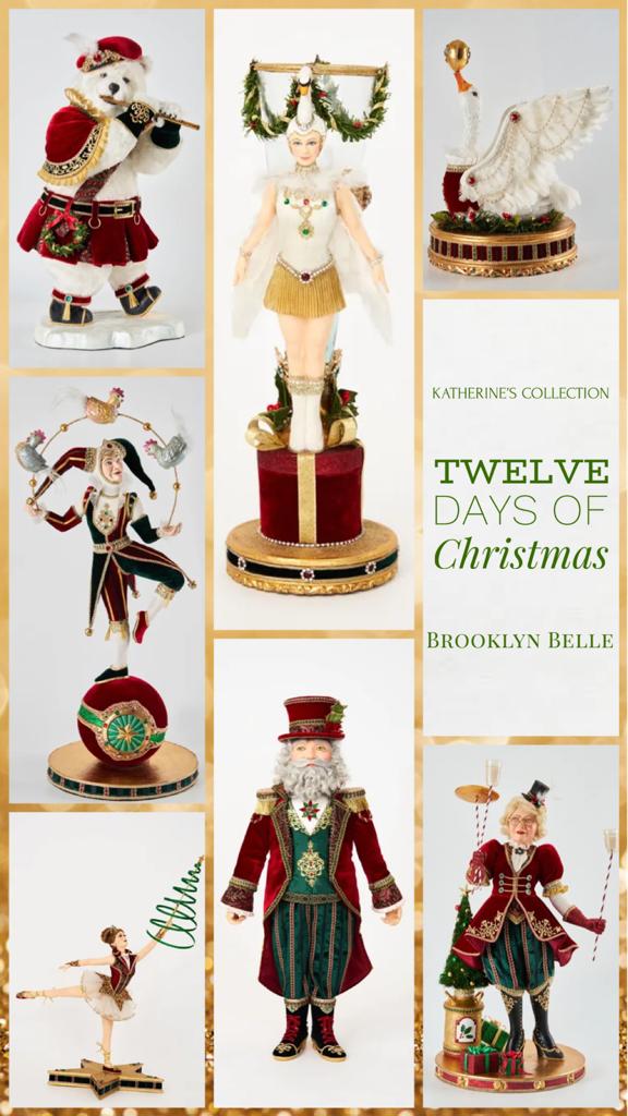 Katherine's Collection Christmas Decor Twelve Days of Christmas Lady Dancing