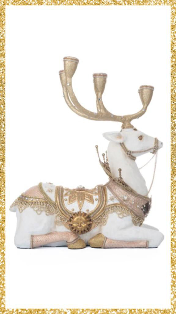 Katherine's Collection Celestial Deer Candle Holder