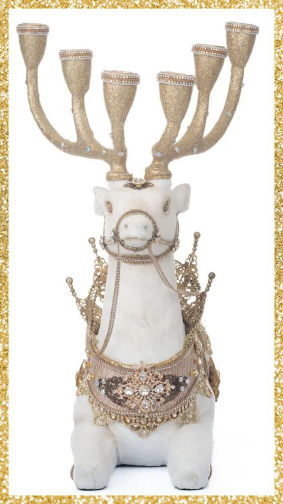 Katherine's Collection Celestial Deer Candle Holder