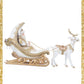 Katherine's Collection Celestial Moon Sleigh with Reindeer