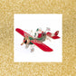 Katherine's Collection Christmas in the City Santa in Plane