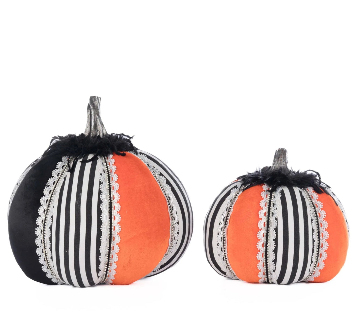 Katherine's Collection Macabre Pumpkins Set of 2    Katherine's Collection Halloween Pumpkin Set