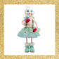 26" December Diamonds Snowgirl with Ice Cream