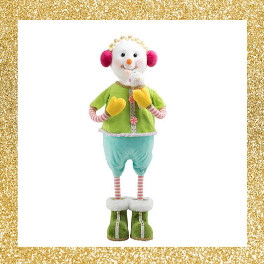 26" December Diamonds Snowboy with Ear Muffs