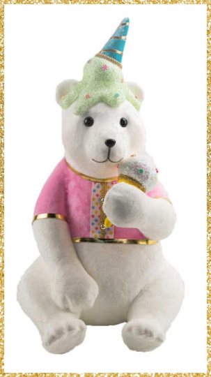 26" December Diamonds Snow Cream Bear