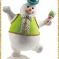 21" December Diamonds Snowman with Green Vest