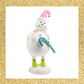 22" December Diamonds Snowman with Blue Candy Cane