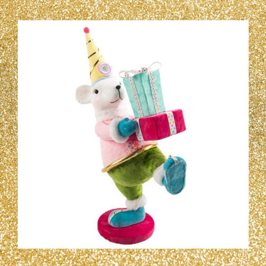 26" December Diamonds Candy Mouse with Presents