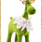 24" December Diamonds Green Candy Reindeer