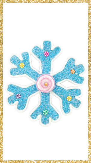 10" December Diamonds Blue Snowflake Ornament