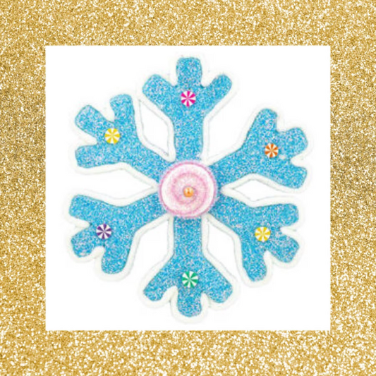 10" December Diamonds Blue Snowflake Ornament