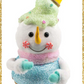 15" December Diamonds Snowman Cupcake with Ice Cream