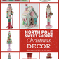 26” Pink Santa Claus Wall Decor