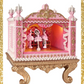 December Diamonds 11.5" Pink Nutcracker Theatre with LED