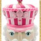 Pink Nutcracker Cookie Jar