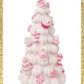 16.5" Pink Candy Frosting Tree   Lighted Tree Decoration