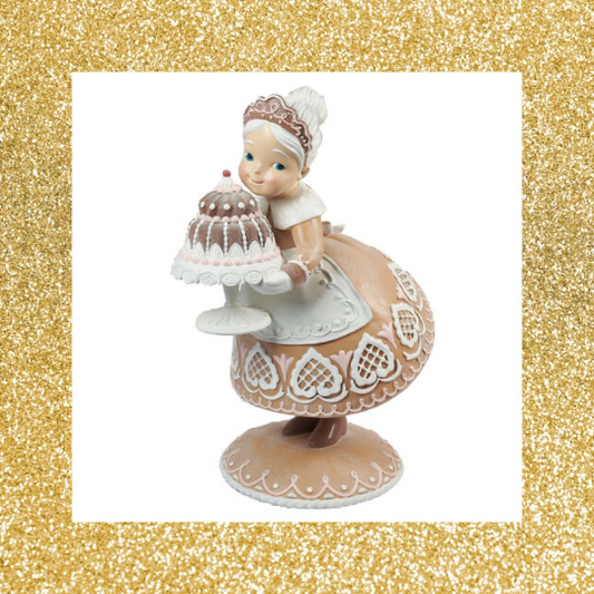 36.5” Large Gingerbread Mrs Claus Figurine