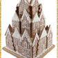 16” Gingerbread Village with candle holder Gingerbread Candle Holder