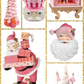 December Diamonds Retro Pink Santa