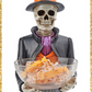 December Diamonds Halloween Skeleton Butler with bowl