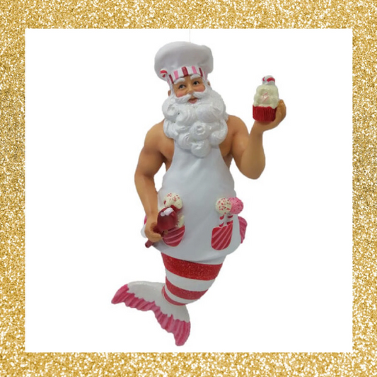 Baking Santa Ornament