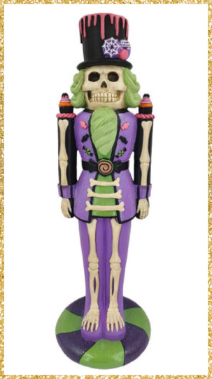 December Diamonds Halloween Skeleton Nutcracker