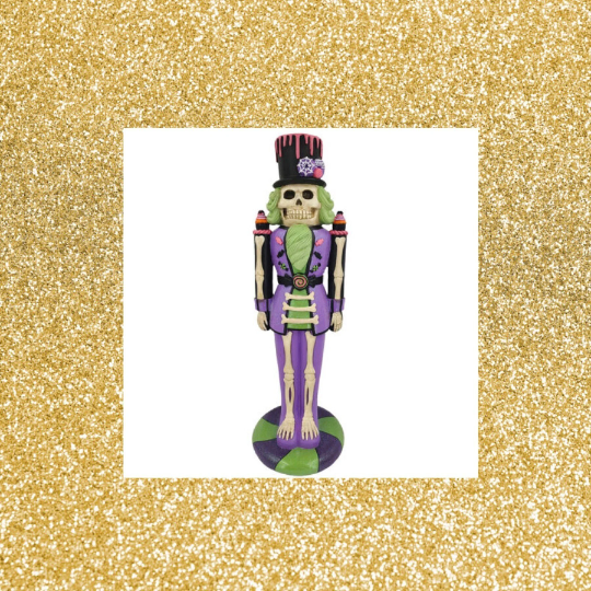 December Diamonds Halloween Skeleton Nutcracker