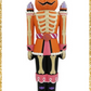 December Diamonds 20 inch Pumpkin Nutcracker Decor