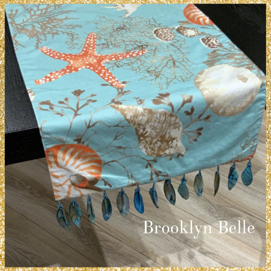 Tropical Sea Life Table Runner