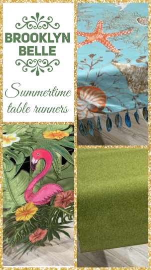 Tropical Sea Life Table Runner