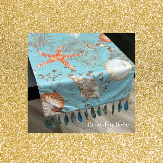 Tropical Sea Life Table Runner