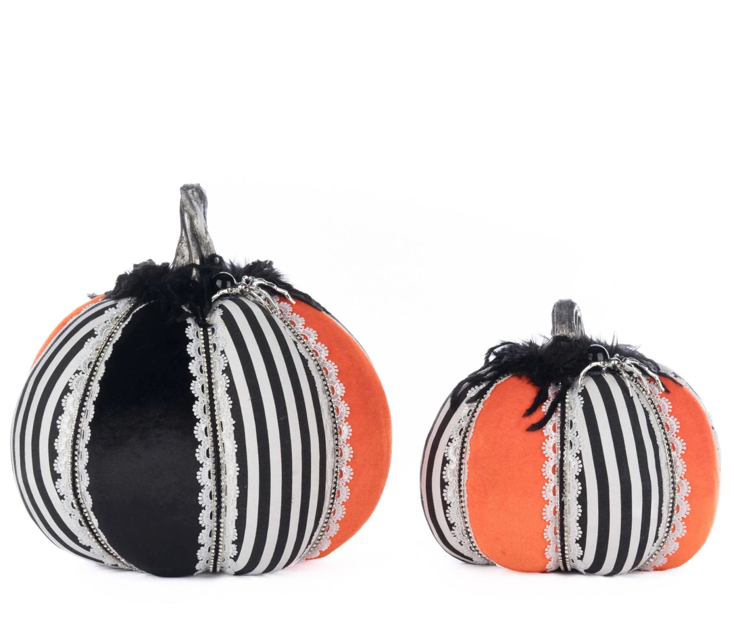 Katherine's Collection Macabre Pumpkins Set of 2    Katherine's Collection Halloween Pumpkin Set