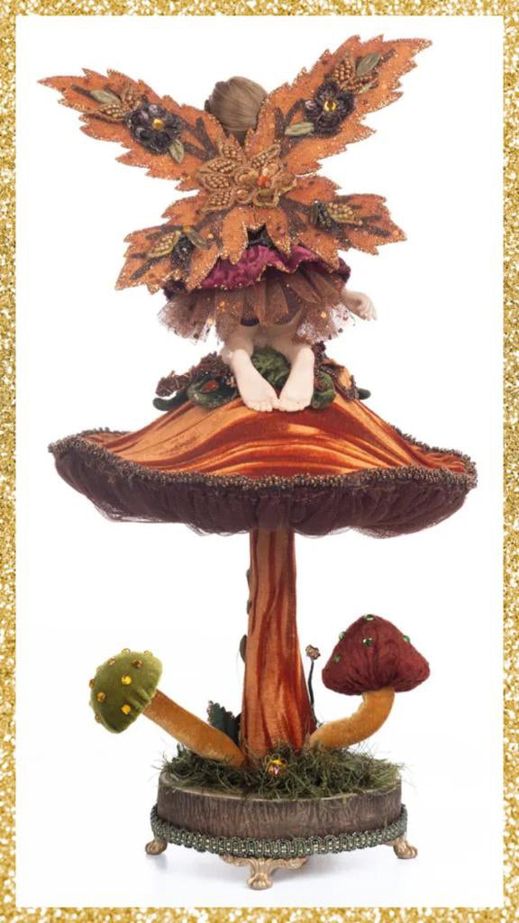 Katherine's Collection Fairy on Mushroom Figure