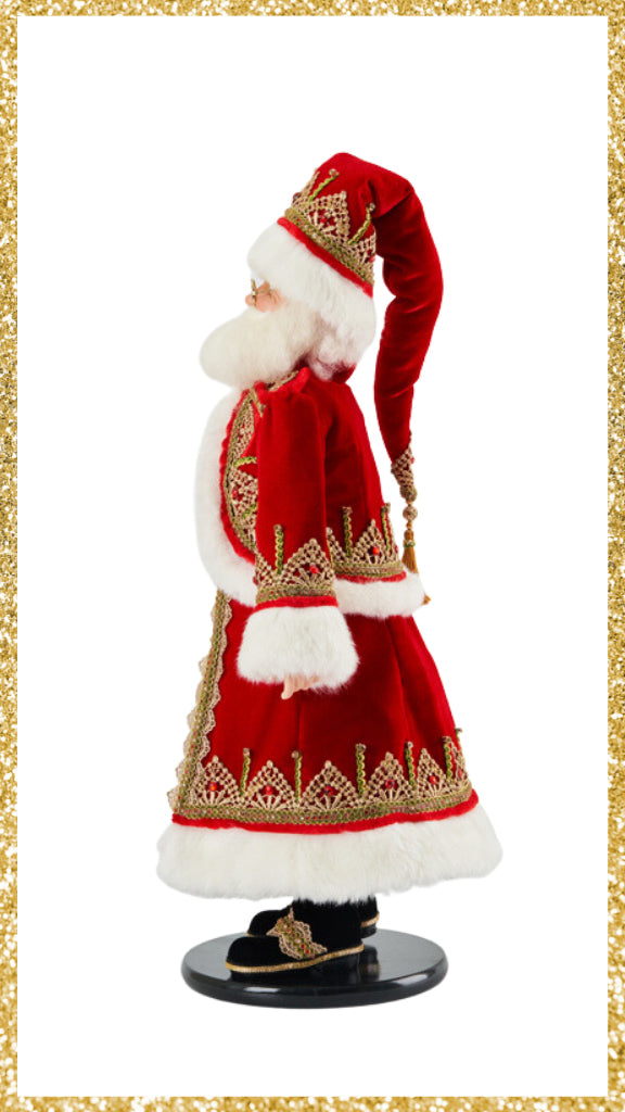 Katherine's Collection Father Christmas Trimmings 24-Inch