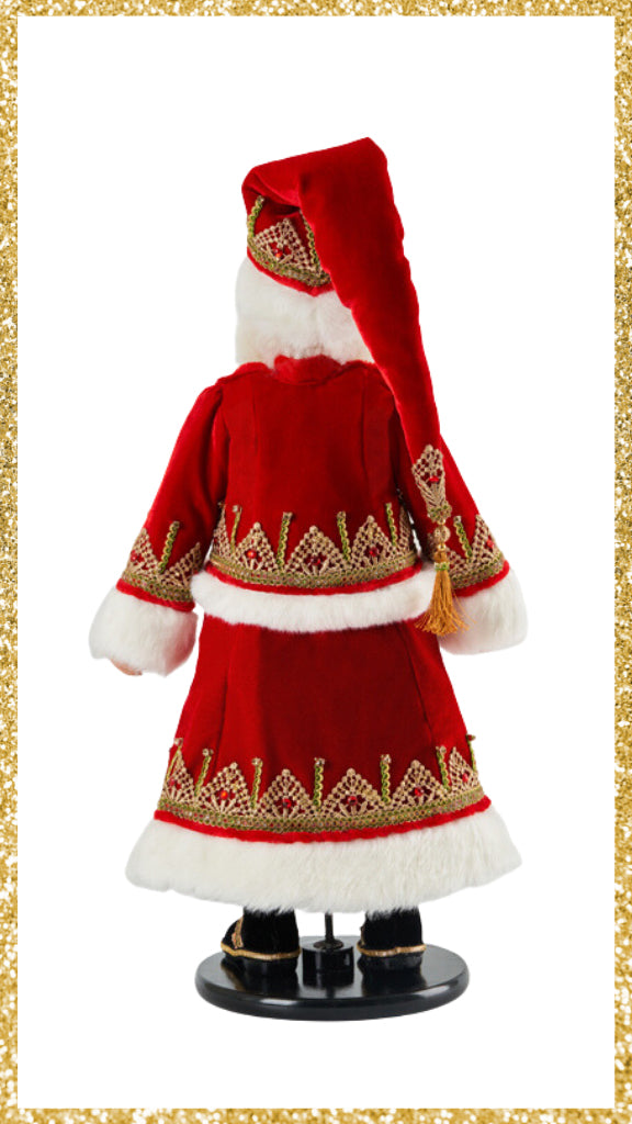 Katherine's Collection Father Christmas Trimmings 24-Inch