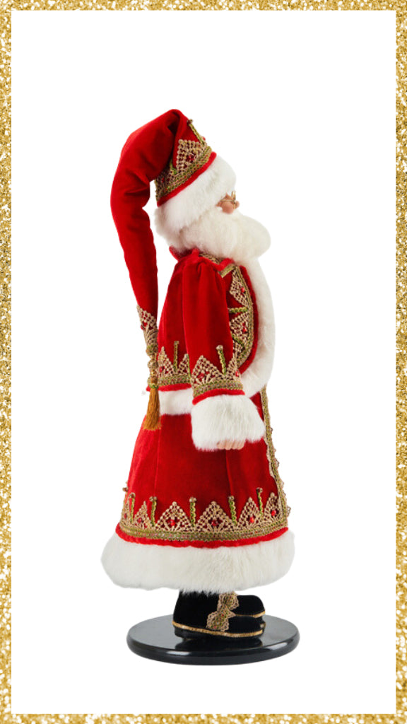 Katherine's Collection Father Christmas Trimmings 24-Inch