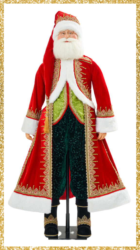 Katherine's Collection Father Christmas Trimmings Life Size