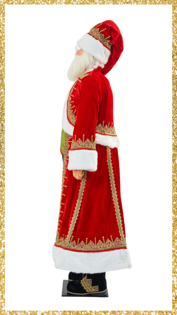 Katherine's Collection Father Christmas Trimmings Life Size