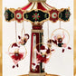 Katherine's Collection Christmas Decor Five Golden Rings Carousel