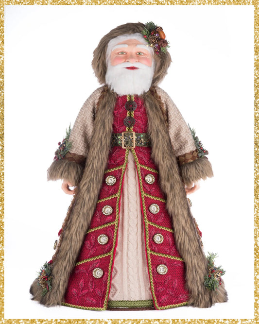 Katherine's Collection North Country Advent Santa Doll  Katherine's Collection Santa