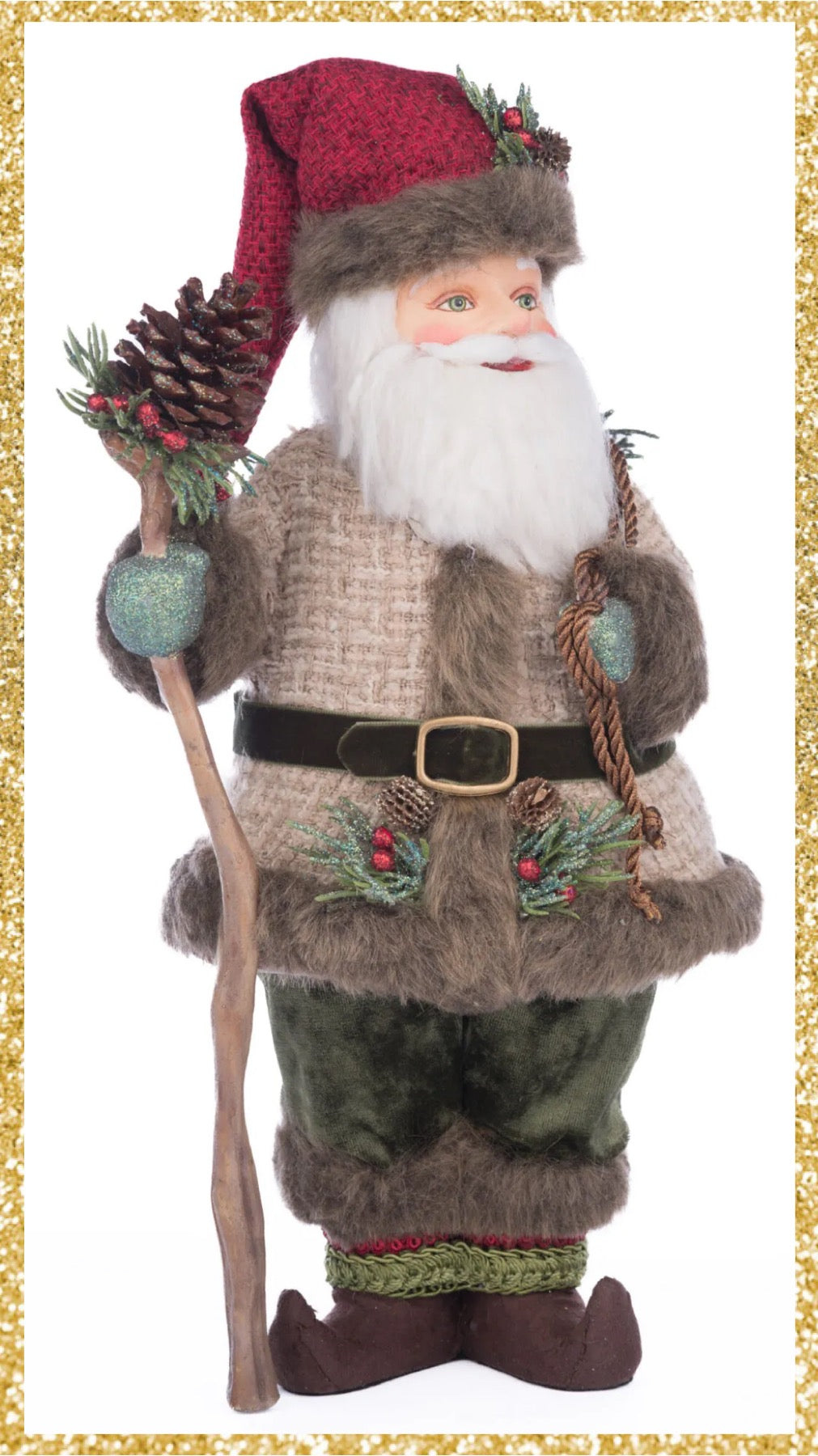 Katherine's Collection North Country Papa Nic North Santa 19 inch   Katherine's Collection Christmas Santa Figure