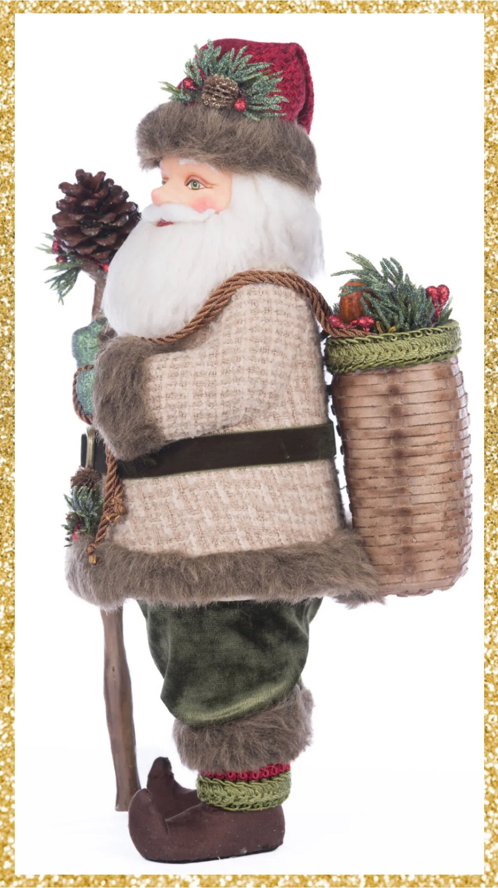 Katherine's Collection North Country Papa Nic North Santa 19 inch   Katherine's Collection Christmas Santa Figure