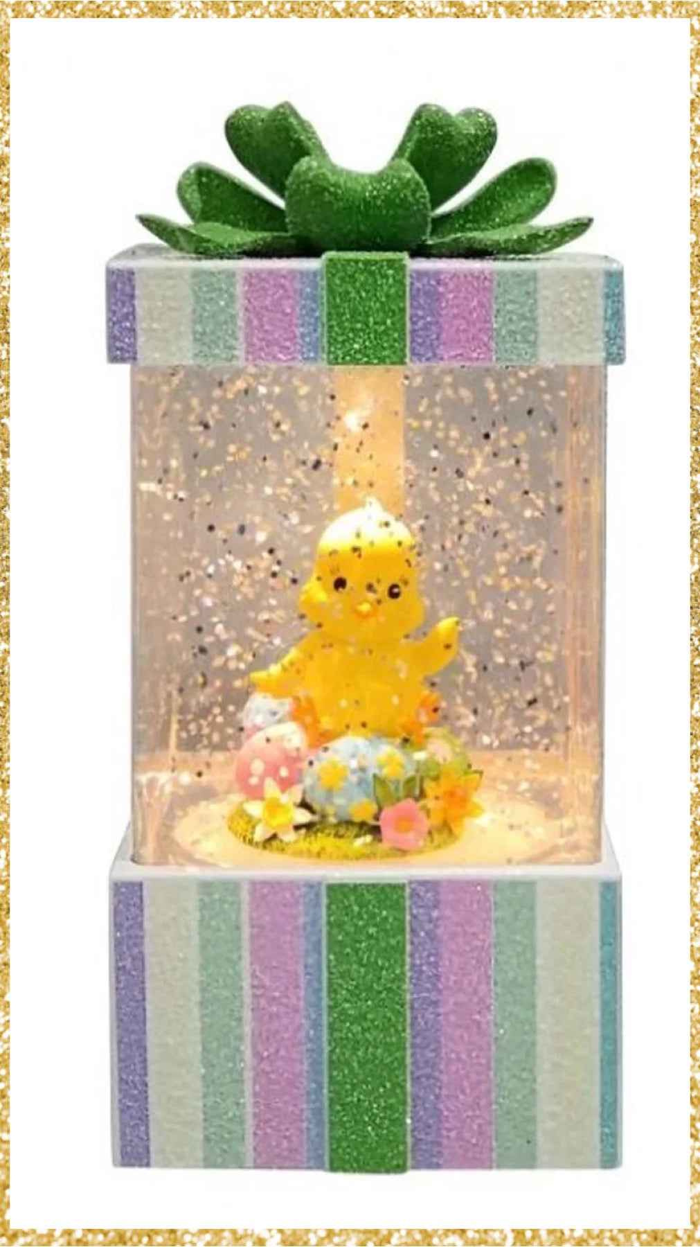 Baby Easter Chick Water Globe   Easter Water Globe