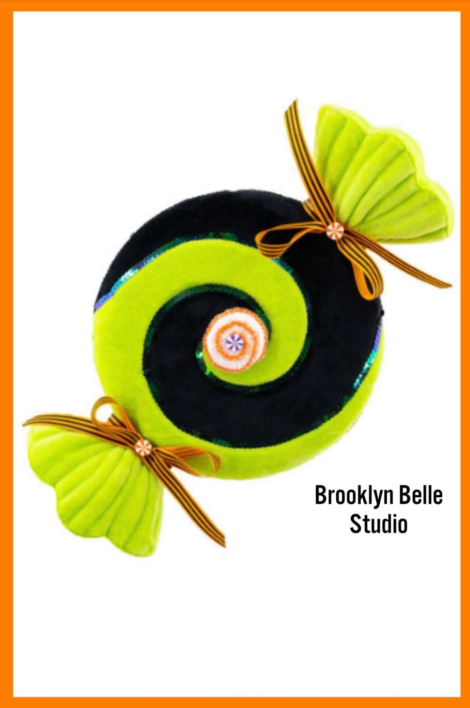 Copy of 17" Green Candy Swirl Decorations  Halloween Candy Decor