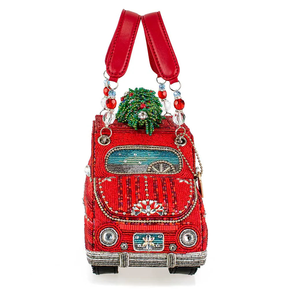 Mary Frances All Spruced Up Handbag  Mary Frances Christmas Holiday Beaded Handbag