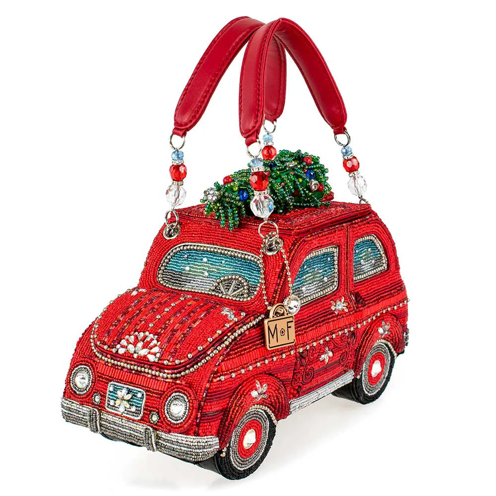 Mary Frances All Spruced Up Handbag  Mary Frances Christmas Holiday Beaded Handbag