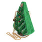 Mary Frances Festive Fir Crossbody Handbag  Mary Frances Christmas Beaded Handbag