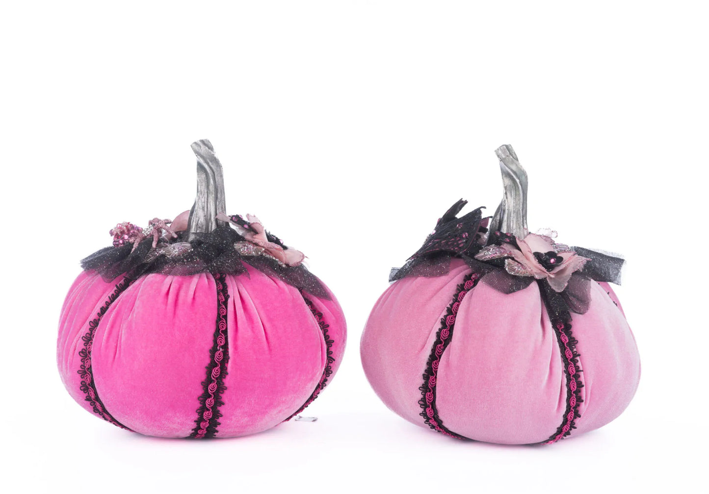 Katherine's Collection Pink Passion Stuffed Pumpkins   Katherine's Collection Halloween Pink Pumpkins